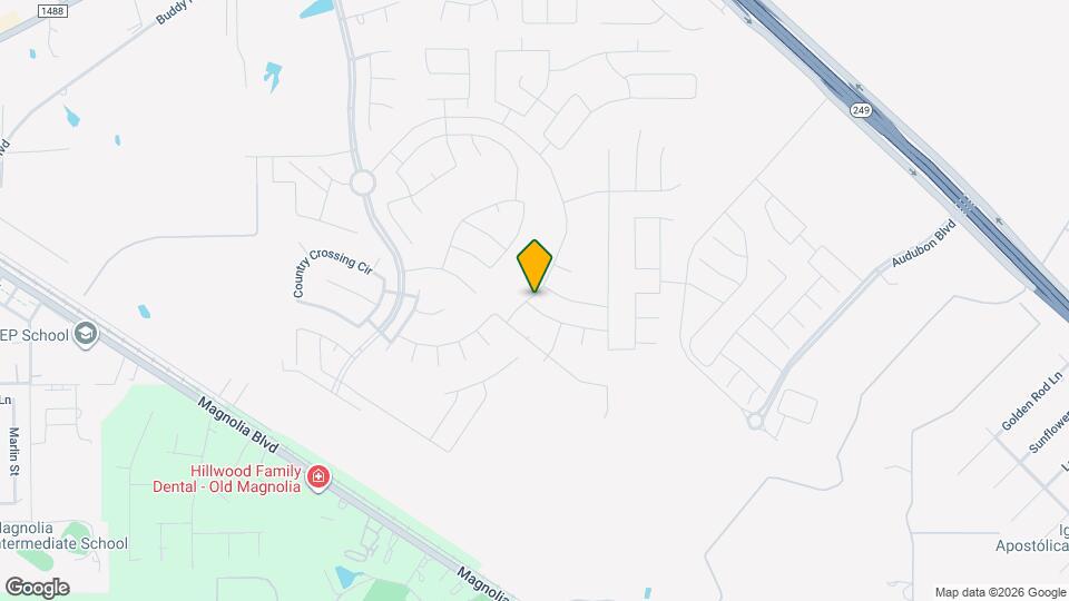 303 Bush Mdw Ln Map and Location Details