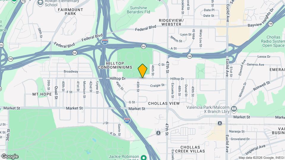 4515 Hilltop Dr Map and Location Details