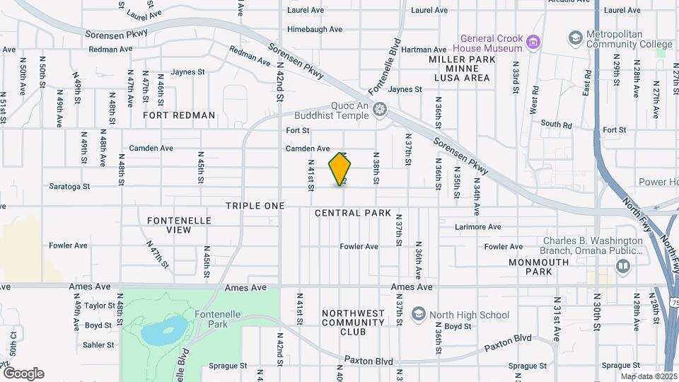 4924 N 40th St Map and Location Details