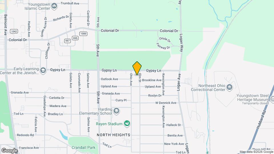 2540 Elm St Map and Location Details