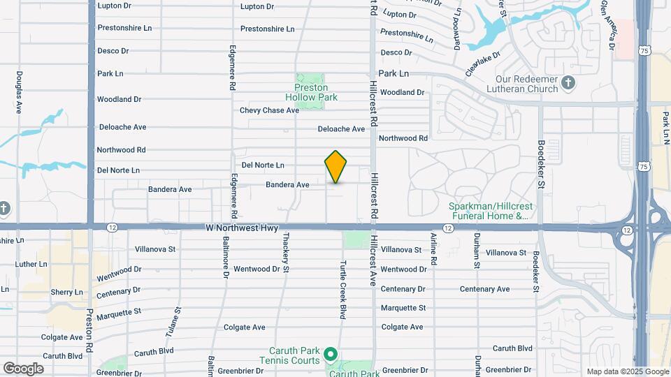 8616 Turtle Creek Blvd Map and Location Details