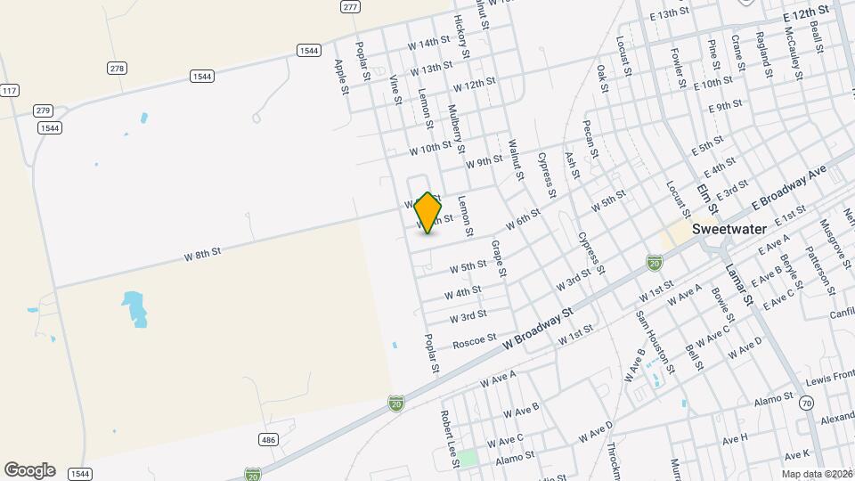 1002 W 6th St Map and Location Details