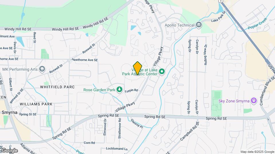 2215 Gordon Cir Map and Location Details