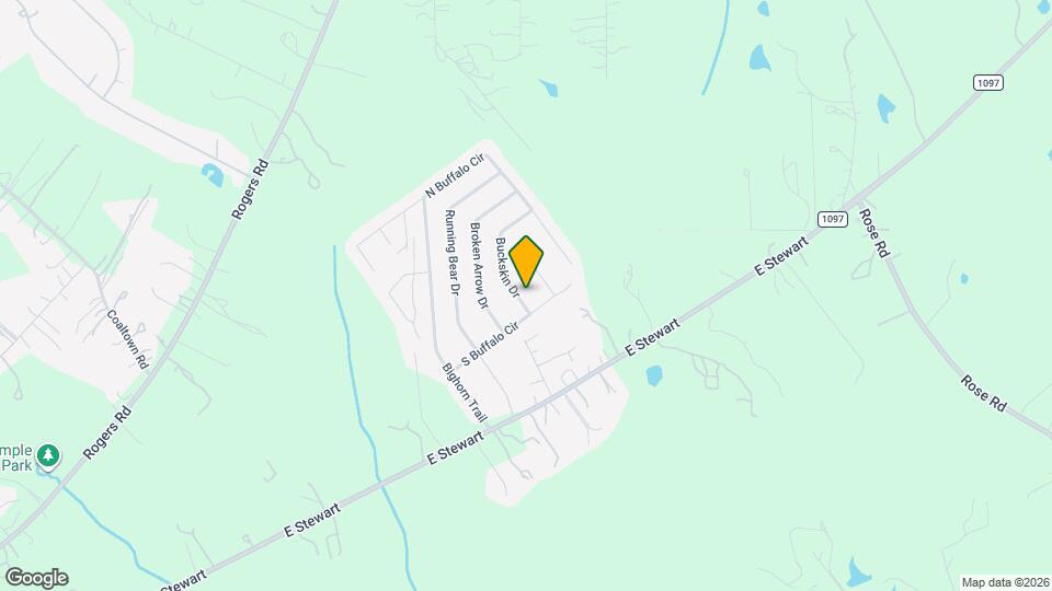 13952 Buckskin Dr Map and Location Details