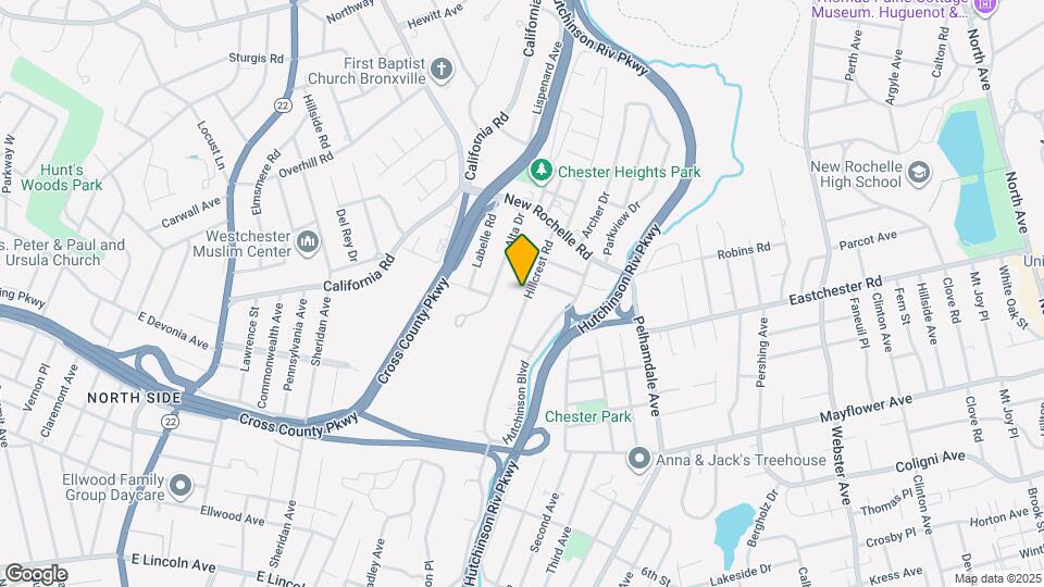 166 Hillcrest Rd Map and Location Details