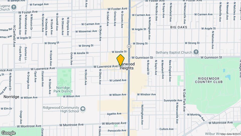 7245 W Lawrence Ave Map and Location Details