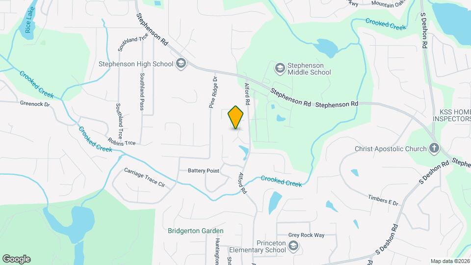 831 Ashley Ln Map and Location Details