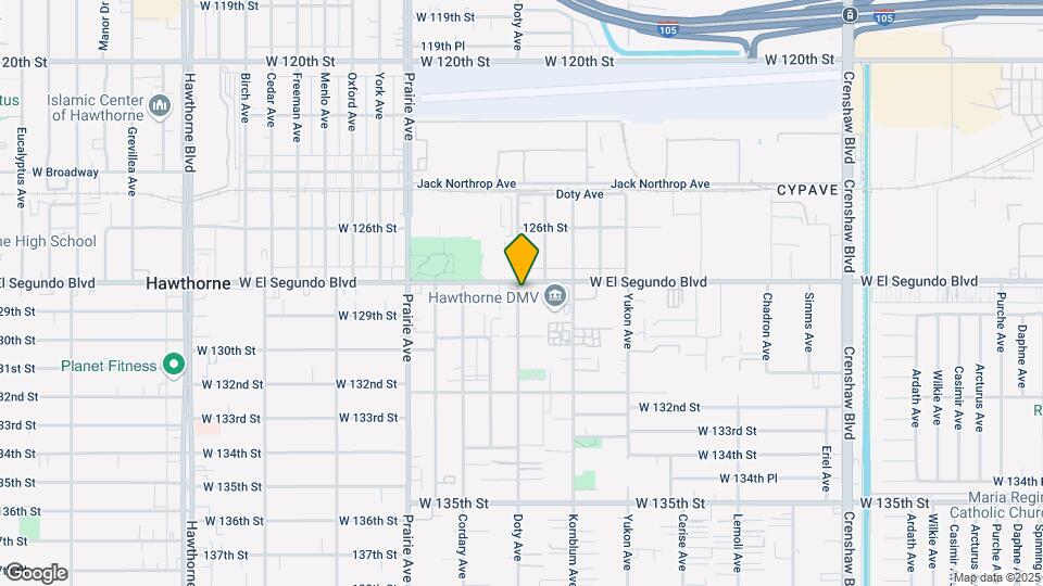 3760 El Segundo Blvd Map and Location Details