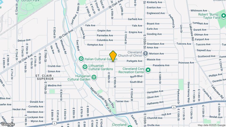 1056 E 99th St Map and Location Details