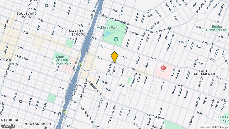 3322 J St Mapa y Detalles de la Ubicación