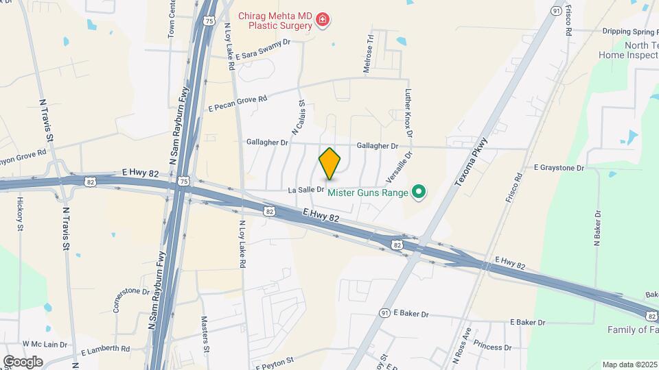 1401 La Salle Dr Map and Location Details