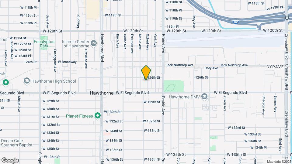 12625 Oxford Ave Map and Location Details