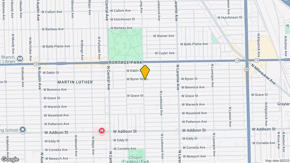 3853 N Long Ave Map and Location Details