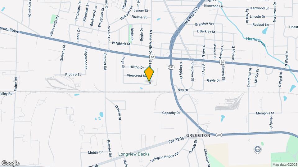 501 Rockdale St Map and Location Details