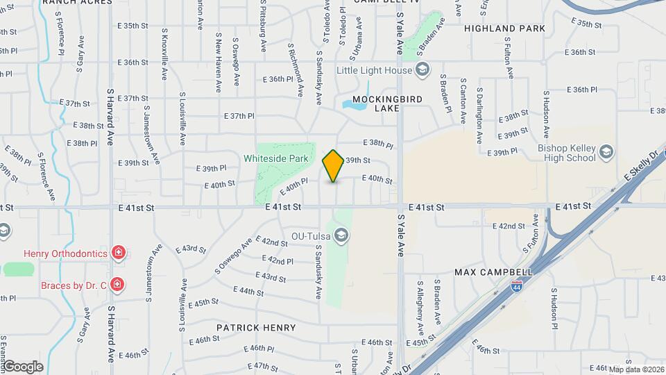 4012 S Toledo Ave Map and Location Details