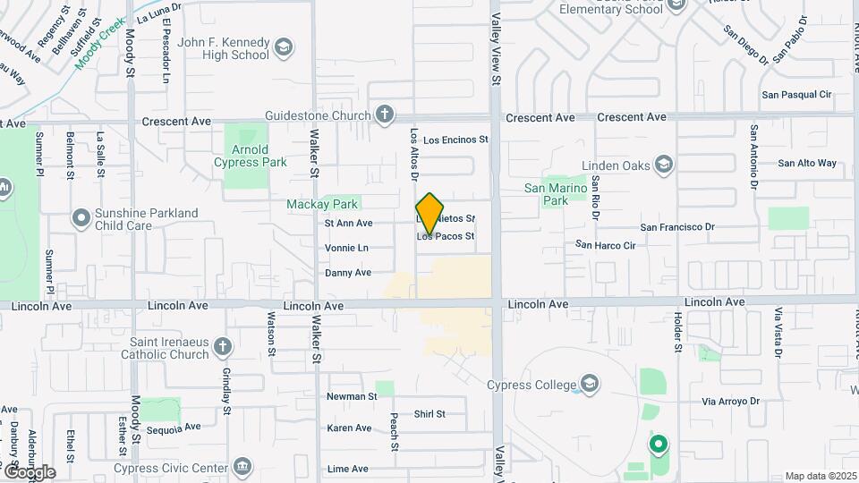 5804 Los Pacos St Map and Location Details