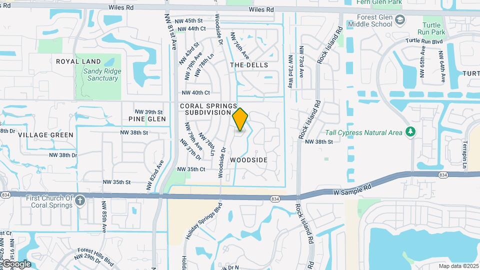 3836 Jasmine Ln Map and Location Details