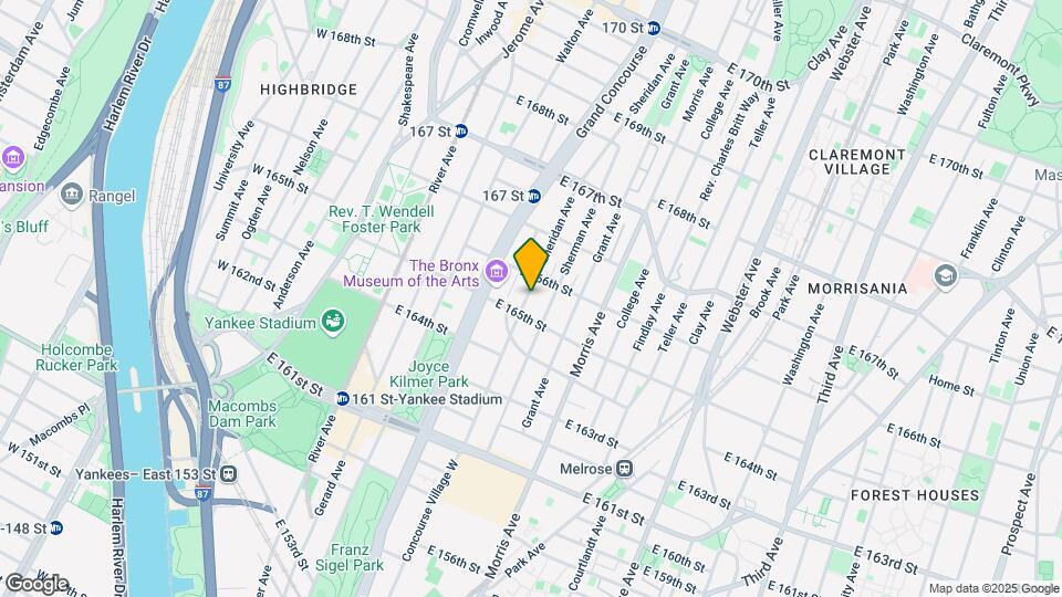 1056 Sheridan Avenue Mapa y Detalles de la Ubicación