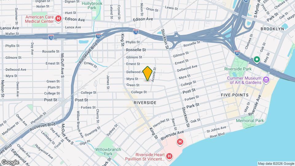 2611 Green St Map and Location Details