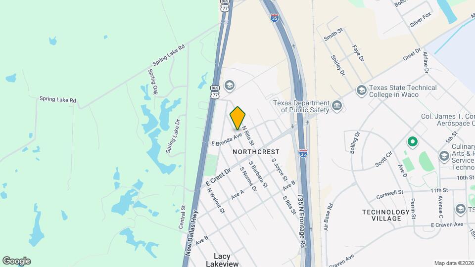 701 N Barbara St Map and Location Details