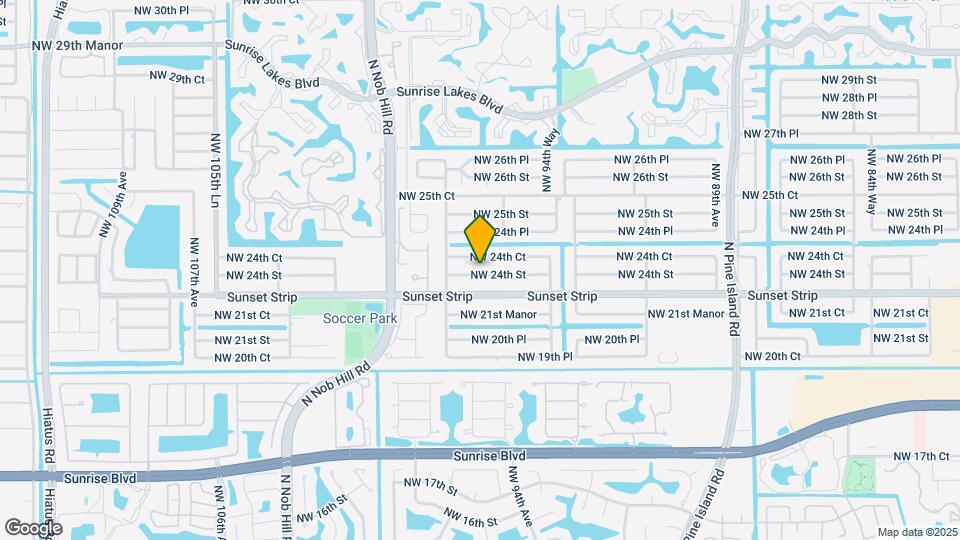 9671 NW 24th St Map and Location Details
