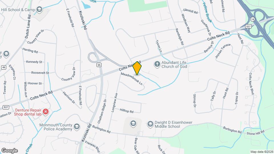 32 Meadowbrook Ln Map and Location Details