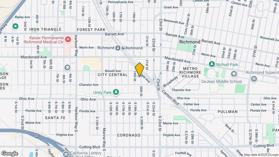 135 20th St Map and Location Details