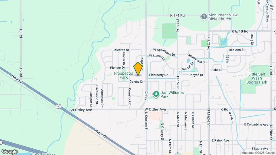 598 Garnet Dr Map and Location Details