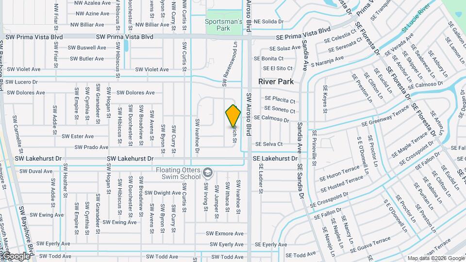 850 SW Goodrich St Map and Location Details