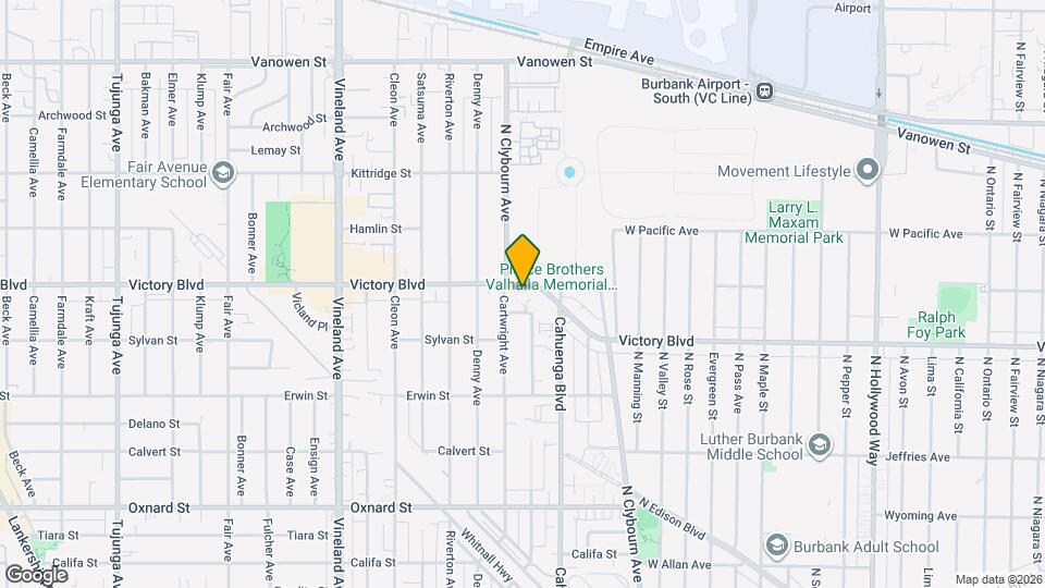 10646 Victory Blvd Map and Location Details