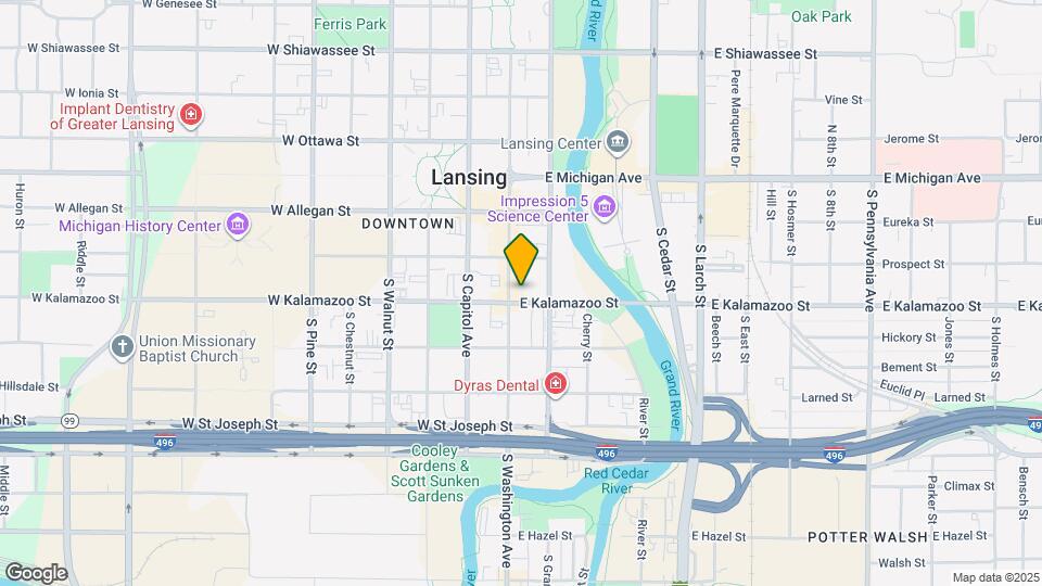 329-337 S Washington Sq Map and Location Details