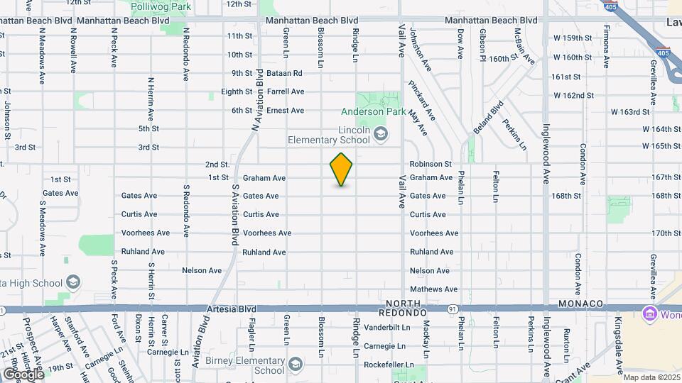 2113 Gates Ave, Unit B Map and Location Details