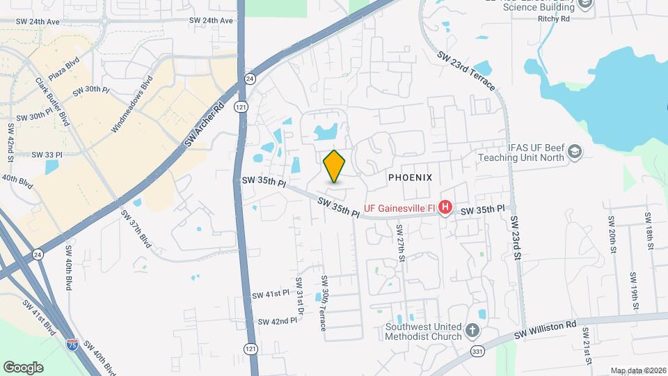 2954 SW 35th Pl Map and Location Details