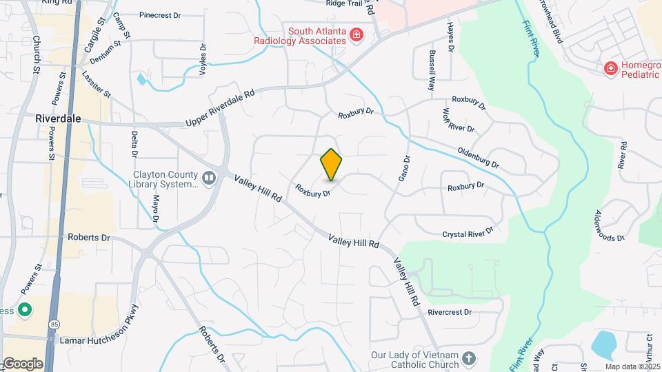 629 Roxbury Dr Map and Location Details