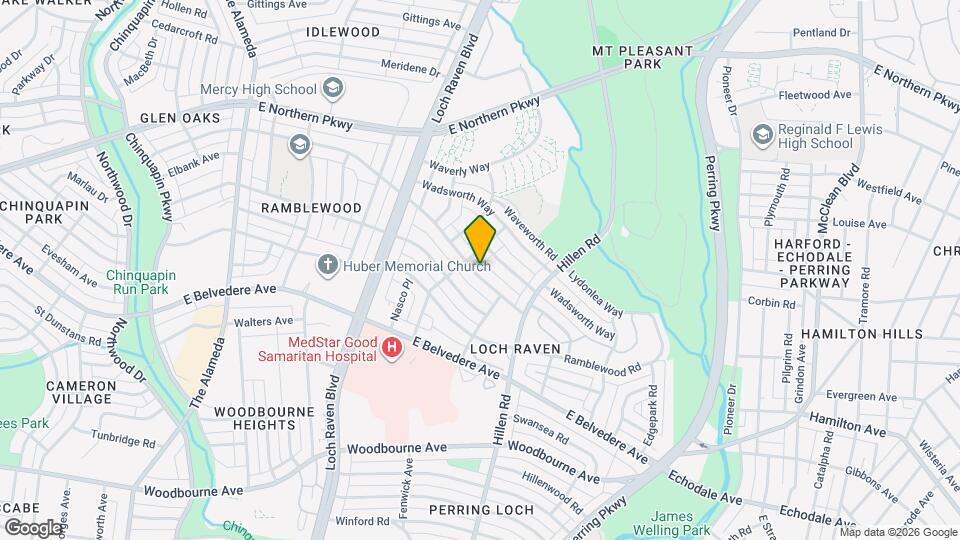 1612 Sherwood Ave Mapa y Detalles de la Ubicación