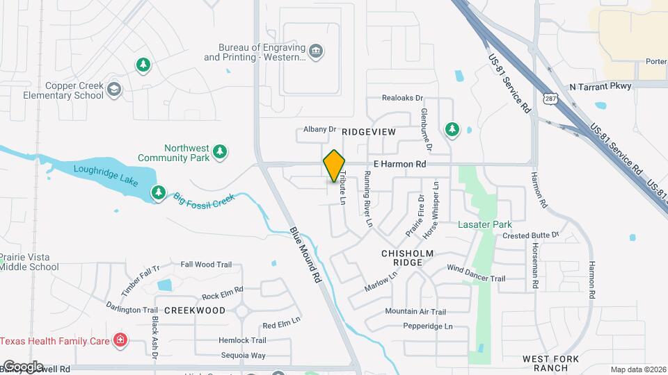 8524 Creekfield Dr Map and Location Details