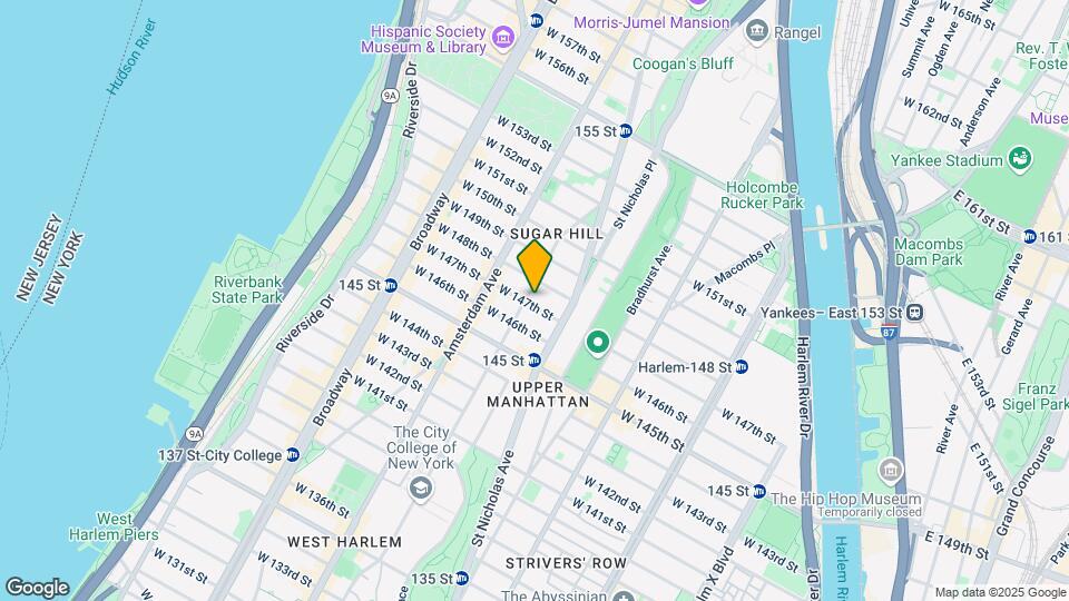 437 W 147th St Mapa y Detalles de la Ubicación