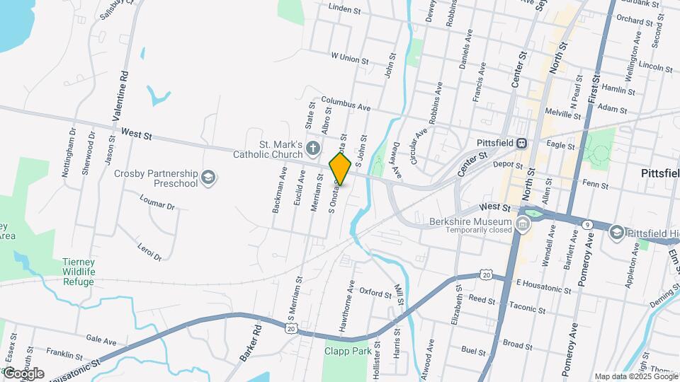 25 S Onota St Map and Location Details