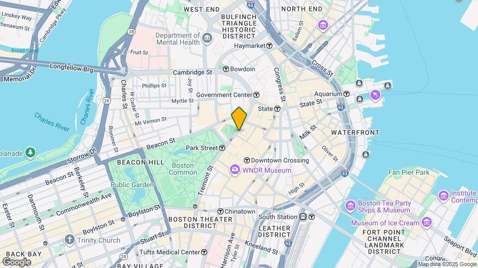 101 Tremont St, Unit 110 Map and Location Details