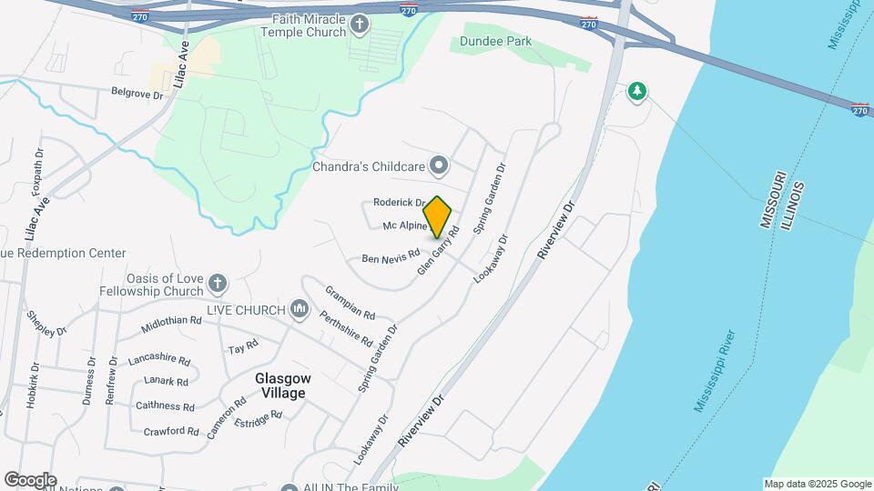 10655 Glen Garry Rd Map and Location Details