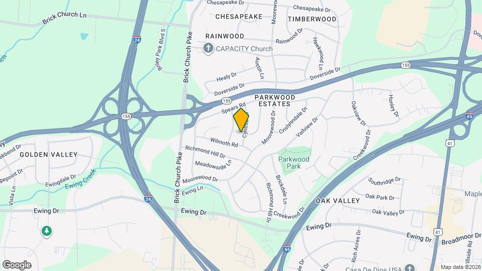 3205 Cynthia Ln Map and Location Details