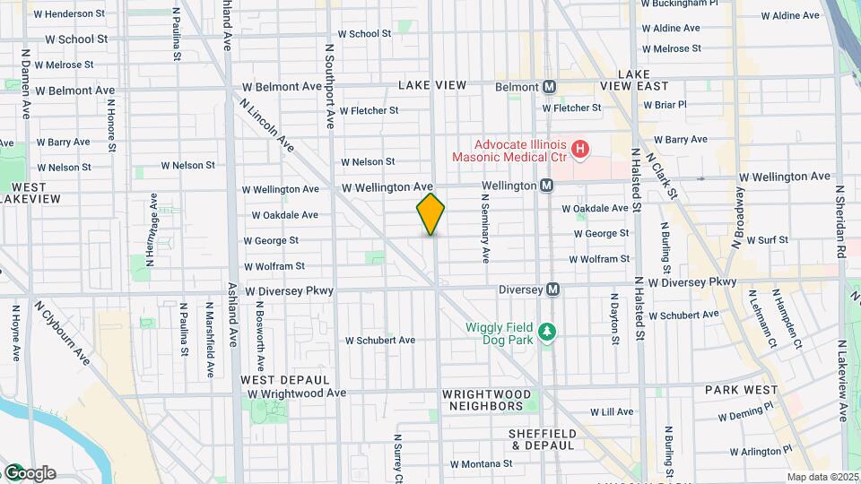 2856 N Racine Ave, Unit 2 Mapa y Detalles de la Ubicación