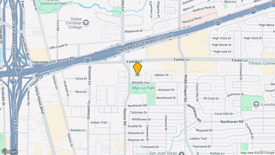 2943 S Bend Dr Map and Location Details