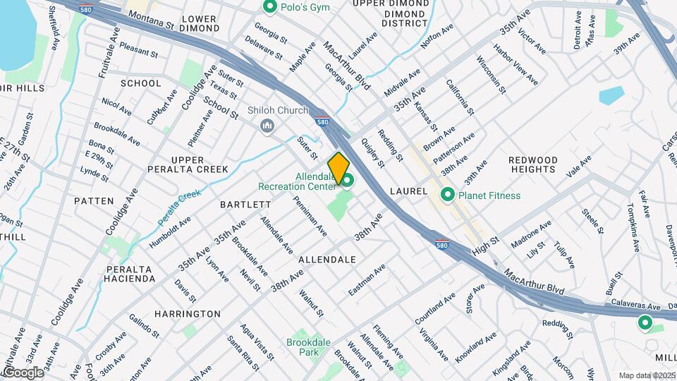 3632 Mangels Ave Map and Location Details