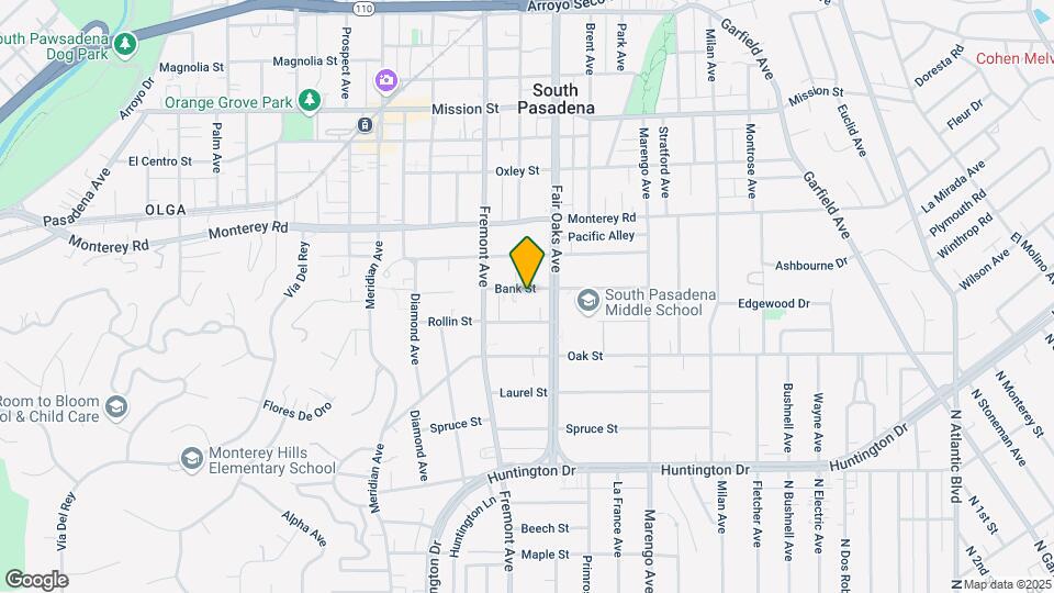 1507 Bank St Map and Location Details