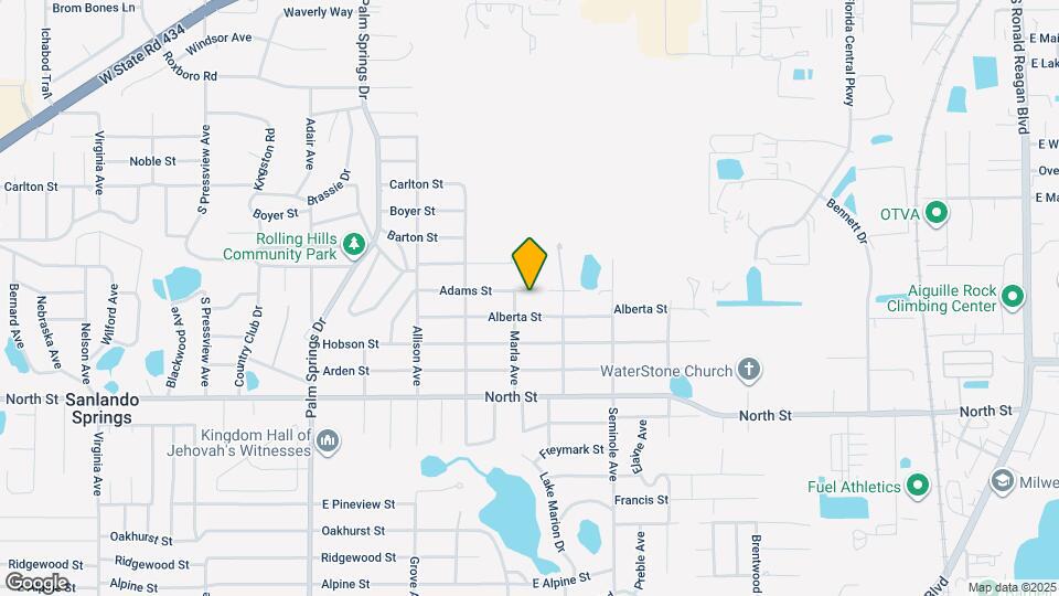 1175 Adams St Map and Location Details