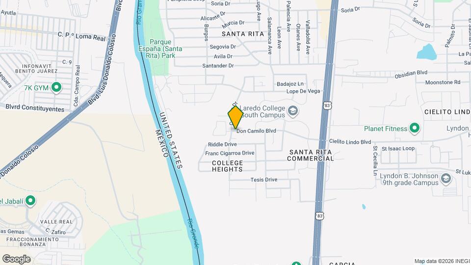 5601 Cuenca Dr Map and Location Details