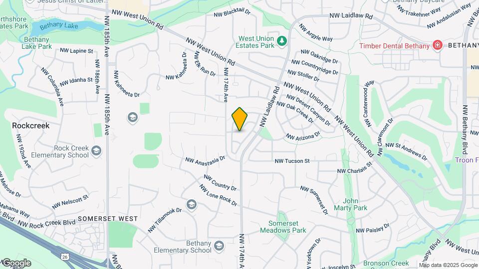 17360 NW La Paloma Ln Map and Location Details