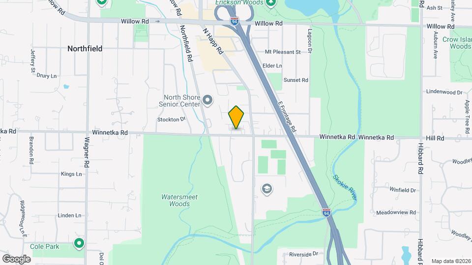 1703 Winnetka Rd Map and Location Details