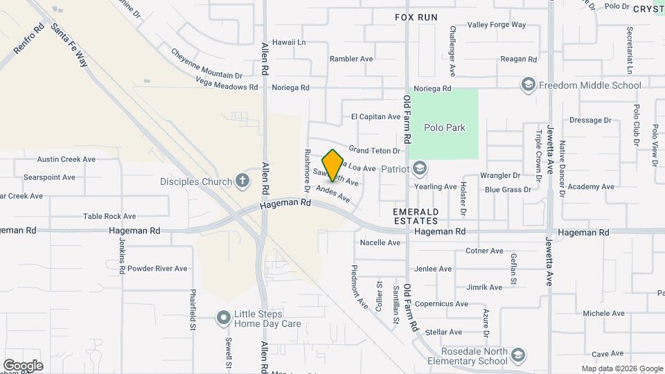 12506 Andes Ave Map and Location Details